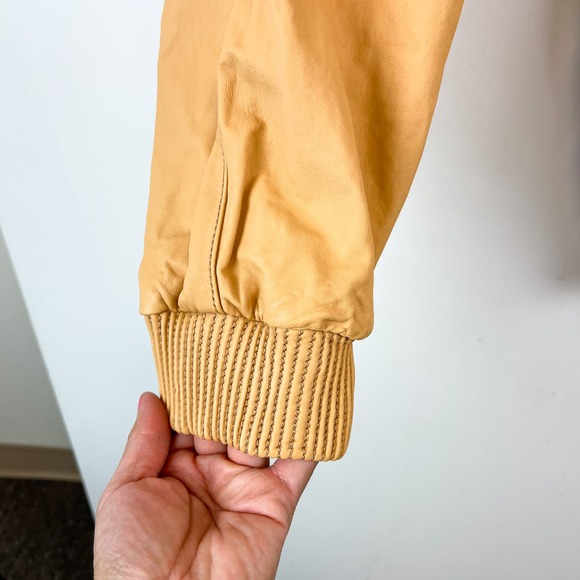 A. Brand Brazilian Brand (36) Fits W24 Leather Cargo Jogger Pants Beige Womens - Picture 4 of 12